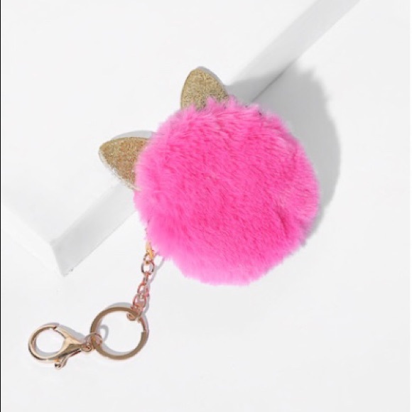🎉HP 5/23/20! Kitty Pom Pom Keychain - Picture 2 of 4